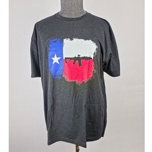 Black Rifle Coffee Company T-Shirt‎ Mens 2XL Texas Flag AR-15 Graphic Tee